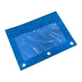 thumbnail image 3 of 3-Ring Binder Pencil Pouch - Clear PVC Zipper Case, Large Capacity Transparent Supply Holder (9.8x7.1 Inch), 3 of 3