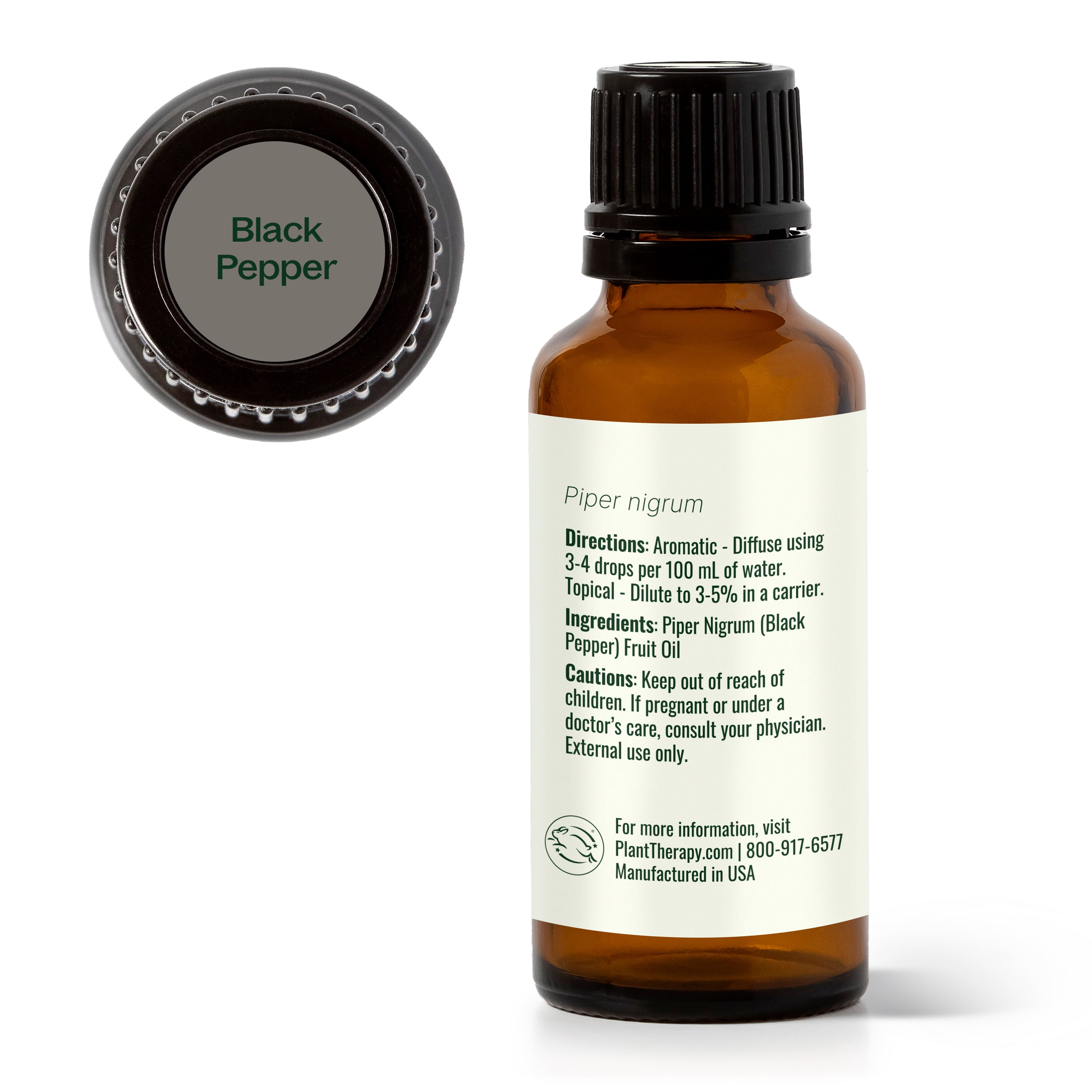 Plant Therapy Black Pepper Essential Oil 30 mL (1 oz) 100% Pure