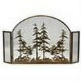 thumbnail image 2 of Meyda Tiffany 119082 50" W X 30" H Tall Pines Arched Fireplace Screen - Copper, 2 of 2