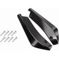 thumbnail image 3 of EastVita Front Bumper Lip Spoiler for 1.9M/6.2FT Wide Cars, Side Skirt Splitter Kit Sturdy ABS Side Skirts Lip, Chin Spoiler Diffuser Protector, Front Bumper Lip Body Kit Bright, 3 of 7