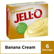 (5 Pack) Jell-O Instant Banana Cream Pudding & Pie Filling, 5.1 oz Box
