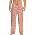 thumbnail image 5 of Mens Pajama Pants Bottoms with Pockets - Mushroom Snails Comfy Mens Pj Pants, Soft Men Lounge Pants, 5 of 5