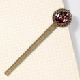 thumbnail image 4 of Cherry Book Marks: Lace Bookmark in Antique Bronze - a Delightful Gift for Book Lovers and Readers, 4 of 5