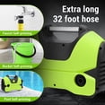 thumbnail image 3 of 2000 PSI 1.2 GPM Electric Pressure Washer, Quick Connect Nozzles, 32ft Ultra Long Hose, Foam Cannon, Compact Size, Multifunctional Cleaning Machine for Cars, Patios, Yards, Decks, 3 of 7
