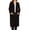 Black, variant on Women's Plus Size Open Front Long Cardigan, Lightweight Casual Solid Cardigan with Loose