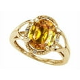 thumbnail image 2 of Tommaso Design� Oval 10x8mm Genuine Citrine Ring, 2 of 9