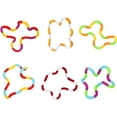 thumbnail image 7 of 6pc Multicolored Fidget Toys for Kids, Boys, Girls, Adults - Best Sensory Items for Autism, Relaxation, Stress, Decompression - Squeeze, Twist, Chain Spinner Alternative Gift, 7 of 7