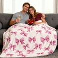 thumbnail image 5 of Cinvoph Valentine’s Day Throw Blanket Soft Warm Throw for Women Wife Mom Girlfriend Sister Her Cozy Throw for Bedroom Couch Sofa Anniversary Thoughtful Gift 59"x39", 5 of 6