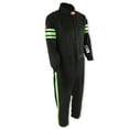 thumbnail image 2 of RaceQuip® 1950797RQP Pro-1 Driving Suit SFI 3.2A/1 Black/Green Stripe Youth 2XL, 2 of 4
