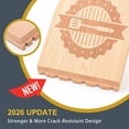 thumbnail image 2 of Wooden BBQ Grill Scraper – Beech Wood Griddle Cleaner for Traeger and Other Grills, No Metal Bristles, Safe and Durable Grill Cleaning Tool with Grooved Edge, 2 of 5