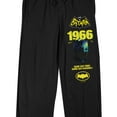thumbnail image 2 of Batman 1966 Men's Black Sleep Pants-Small, 2 of 5