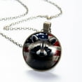 thumbnail image 6 of American Flag and Animals Necklace Personalized Custom Photo Round Pendant Adjustable Stainless Steel Necklaces with Gift Box for Men Women Mothers Valentine's Jewelry Gift, 6 of 6