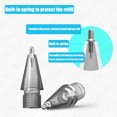 thumbnail image 4 of 1 Pce Pointe de Crayon Pointe de Rechange Aiguille Cristal Diamant Transparent pour Apple Pencil Gen 1/2 01, 4 of 6