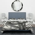 thumbnail image 2 of Designart 'Minimalistic Roller III' Geometric Bedding Set - Duvet Cover & Shams, 2 of 4