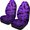 Bat, variant on POLERO Dense Halloween Icon Mix Breathable Vehicle Seat Covers for Car Interior, Polyester Fabric Easy Install Front Seat Cover Sedan