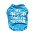 thumbnail image 2 of Best Dog Lover Gifts Cotton Summer Shirt Small Dog Cat Pet Clothes Vest T Shirt Pet Sweater DOPI（2Pack）, 2 of 5