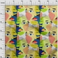 thumbnail image 3 of oneOone Cotton Poplin Twill Medium Yellow Fabric Abstracts Fabric For Sewing Printed Craft Fabric By The Yard 56 Inch Wide, 3 of 6