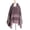 Purple, variant on Womens Winter Cape Cloak Warm Fleece Hooded Warm Fishbone Pattern Hooded Shawl Pullover Elegant Dressy Outerwear For Holiday Festive