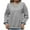 Gray, variant on Jalioing V Neck Sweatshirts for Women Loose Basic Long Sleeve Pullover Tops Solid Color Fall Winter Casual Shirts