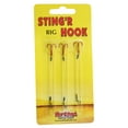 thumbnail image 2 of Northland SHT2-R Sting'r Hook, taille 2", triple, rouge, 3 par carte, 2 of 7