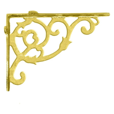 corner bracket decorative scroll metal hands three brackets door