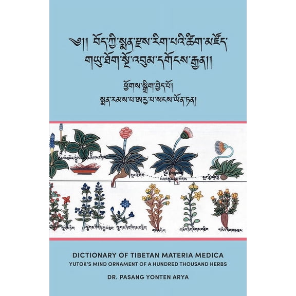 Dictionary of Tibetan Materia Medica (Bod kyi sman rdzas rig pa'i tshig mdzod): Yutok's Mind Ornament of a Hun, (Paperback)