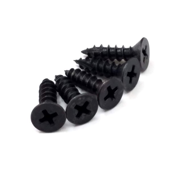 Oil Rubbed Bronze Wood Screws for Hinges 9 x 3/4" Inch Fly Cut for