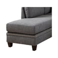 thumbnail image 2 of Benjara Polyfiber 2 Piece Sectional Set With Nail head Trims In Gray-Color:Gray, 2 of 5