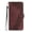 Brown, variant on Phone Case for Motorola Moto G30/G20/G10 Kickstand Wallet Magnetic Card Slots Cover Flip Folio