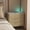 Natural - B, variant on Aukfa Smart 3 Drawer Nightstand with Charging Station, Side Table with Voice-Controlled 7-Color LED Light,Walnut