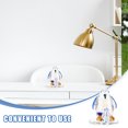 thumbnail image 3 of EXHUMKY Escultura De Cristal Pingüino Azul Para Y Recibidor Con Brillo Y Elegancia, 3 of 8