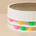 thumbnail image 3 of Board Cat Scratching Board Toy Haute Densité Scratch Resistant Interactive Round Scratcher Chat Jouet avec Cataire pour Chats, 3 of 5