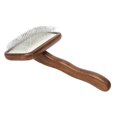 thumbnail image 1 of Cat Hair Comb with Ergonomic Wooden Handle for Pet Cat Grooming Brush for Massaging and Cleaning Long Haired Pets, 1 of 5