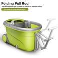 thumbnail image 4 of Multifuntional Self Wringing Mop Bucket Set Dry&Wet Self Cleaning Drying Flat Floor Free-Hand Washing Mop Squeeze Flat Mop with 2 Mop Pads for Home Bathrooms Kitchen, 4 of 10
