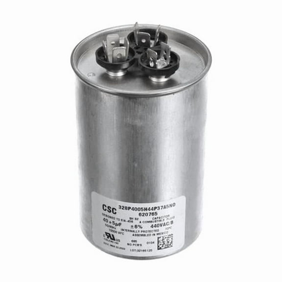 Nortek 01-0097 Genuine OEM Capacitor - 440V, 0.833 Hz, Run, 40uF, Round