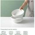 thumbnail image 4 of Gragaskl Salad Bowls, Large Pho Bowls, 8" White Centerpiece Bowls for Nut, Pasta, Soup, Side Dishes, Ramen, Fruit, Kitchen Decor, Microwave & Dishwasher Safe, 56 Ounce, 4 of 7