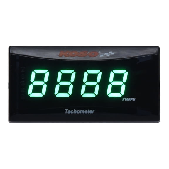 Geloo Digital Tachometer for Yamaha Nmax BMW KAWASAKI Green LED 20000 RPM Gauge Motorcycle Tacho Meter