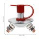 thumbnail image 2 of unbranded Interruptor De Desconexión De Batería Para Vehículo Compatible Protección Eléctrica Plateado, 2 of 7