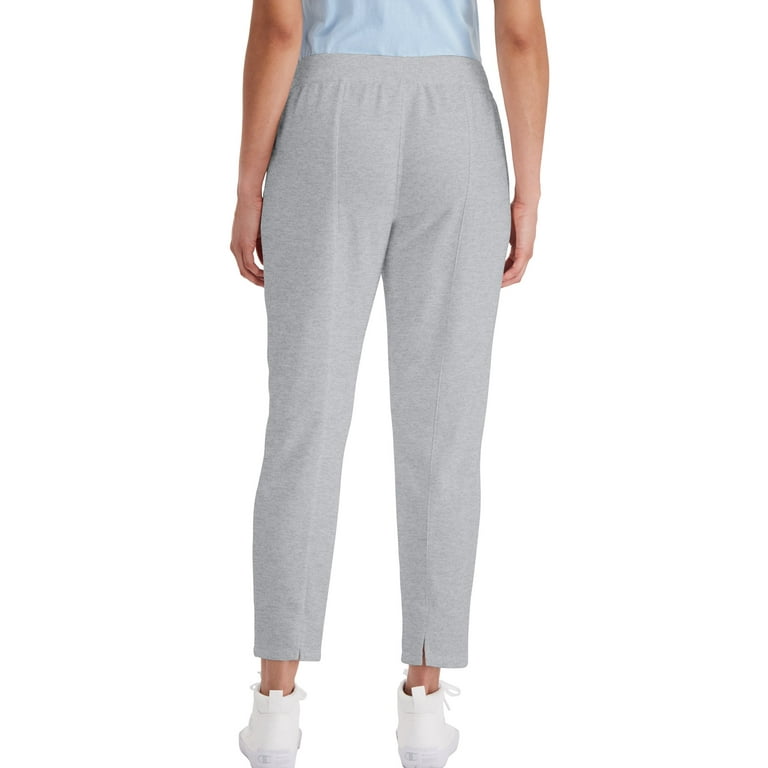 Champion Womens Campus French Terry Sweatpants, M, White 