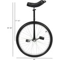 thumbnail image 5 of Unicycle 16''/24'' Wheel Outdoor Unicycle, 28''-32''/36''-40'' Adjustable Seat Unicycle Bike for Outdoor Sports Entertainment Fitness Exercise Balance Training One Wheel Bike Cycling Unicycle, 5 of 18