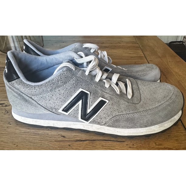New Balance 501 Mens Running Shoe Sneakers Size 13 Grey Black Casual Suede