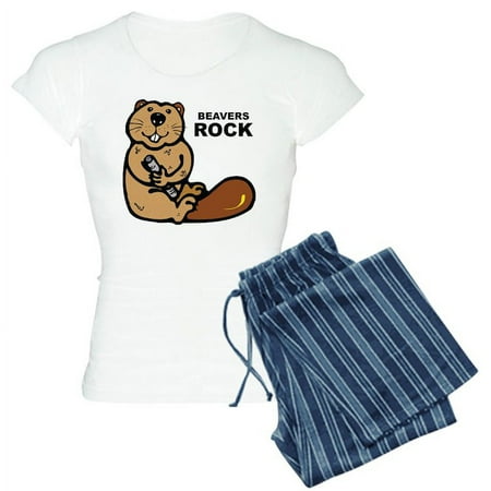 

CafePress - Beavers Rock - Women s Light Pajamas