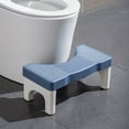 thumbnail image 6 of 1pc Toilet Potty Stool For Adults, 7" Heavy Duty Plastic Portable Squatting Poop Foot Stool ,Bathroom Non-Slip Toilet Assistance Step Stool, 6 of 12