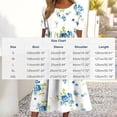 thumbnail image 3 of VEKDONE Summer Floral Maxi Dress for Women Casual Round Neck Short Sleeve Dresses Fashion Loose Fit Flowy T Shirt Dress Beach Vacation Long Dress B Multicolor M, 3 of 7