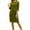 Green, variant on Velvet Shirt Dress for Women, Long Sleeve Casual Mini Dresses Vintage Cocktail Party Short Dress Black L