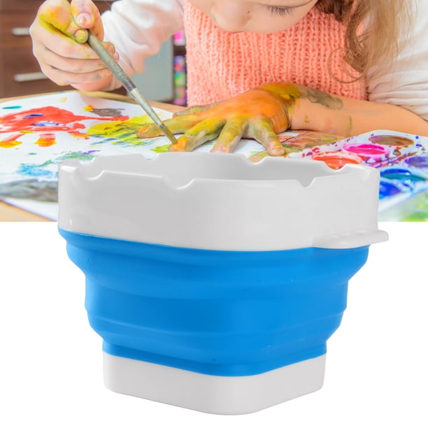 Cubo para pintar con acuarela, lavapinceles plegable, cubo para taza de agua para pintar, lavapinceles plegable, rendimiento de primera