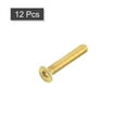 thumbnail image 3 of Flat Head Socket Cap Screws, M3-0.5x18mm Brass Inner Hex Drive Fasteners Bolts 12Pack, 3 of 6