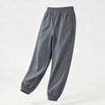 thumbnail image 4 of RMGVDSD Girls Sweatpants Active Jogger Pants Pull On Elastic Waist Casual Track Pants Kids School Sports Pants Relaxed Fit Soft Bottoms 12-14 Years, 4 of 9