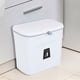 thumbnail image 5 of Cubo de basura de reciclaje de 7/9L, cubo de almacenamiento montado en la pared con tapa deslizante, 5 of 6