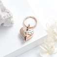 thumbnail image 3 of Angel Wing Heart Urn Keychain for Ashes Memorial Cremation Jewelry for Human Pet Keepsake Keychain Urn Locket Urn Keychain for Pet / Human Ashes, 3 of 6